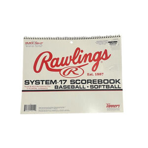 Rawlings Baseball Softball Scorebook System-17 Youth Adult